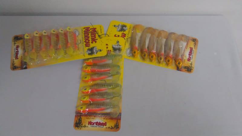 lot 209 image: Mimic Minnows (3) 6 ct. packages
