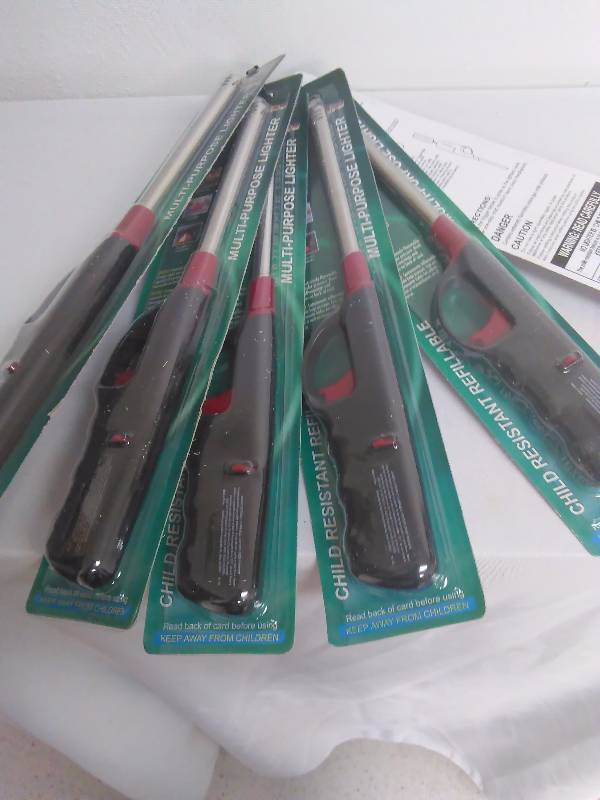 lot 212 image: Long Handle Multi-Purpose Lighters (6) Refillable