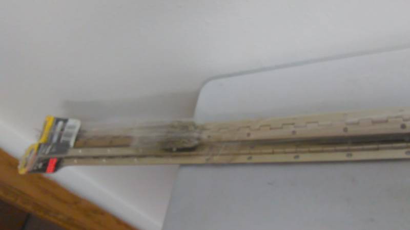 lot 344 image: Stanley Continuous  Piano Hinges (3), 1 116th x 72 in. with screws