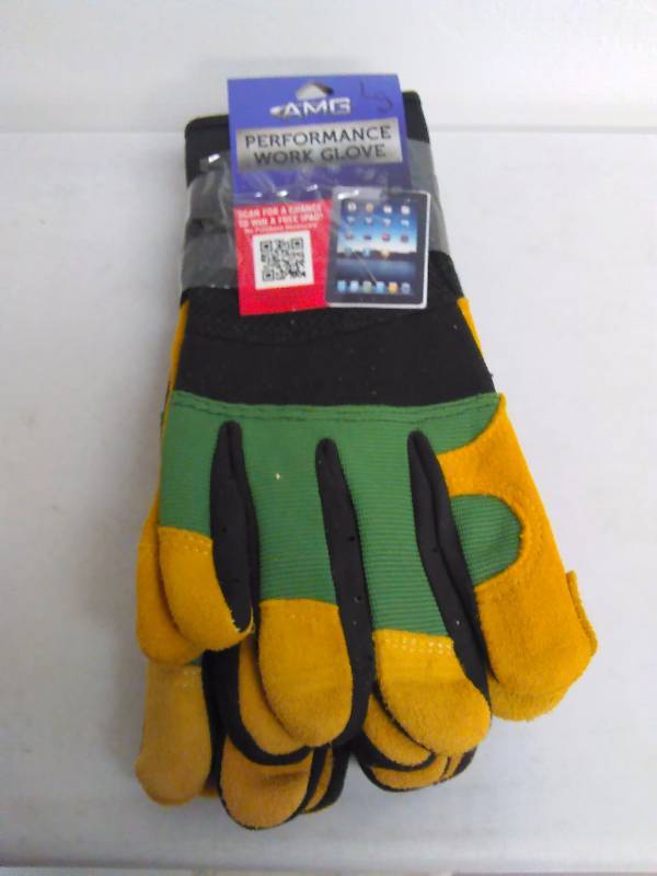 lot 358 image: Performance Work Glove, AMG (2 pr.), Size Lg.