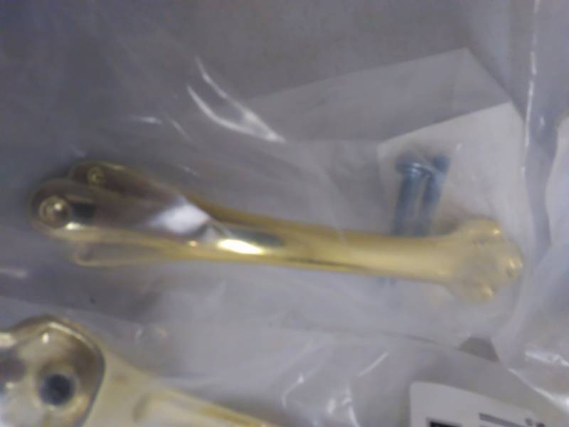 lot 366 image: Cabinet Handle, Gold tone, 3 inch on-center (50)