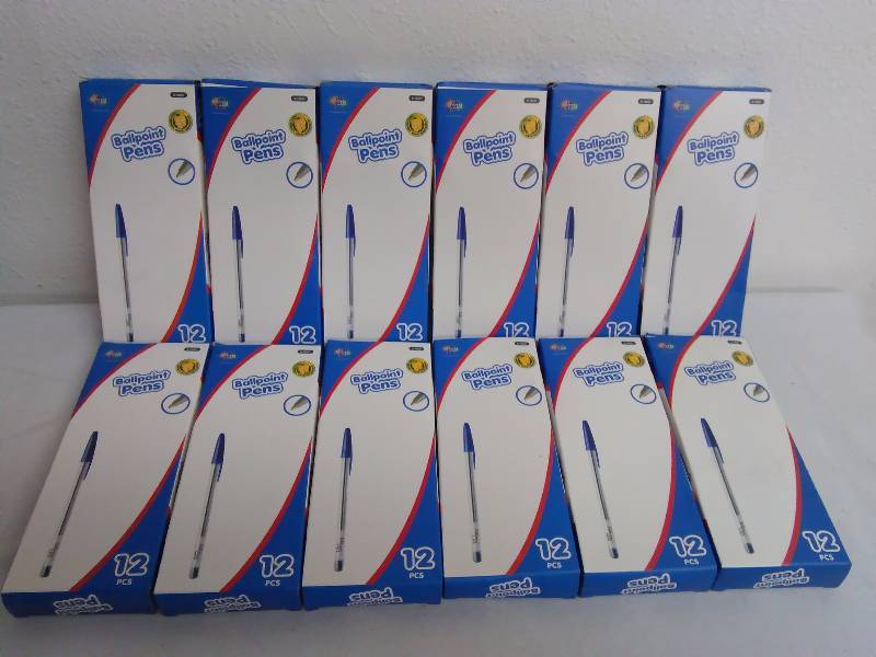 lot 482 image: Pens (144) Ball Point, Blue Ink