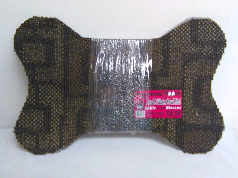 lot 504 image: Pet Rug (2) 17.5 x 11.5 inches Brown  Steel Blue