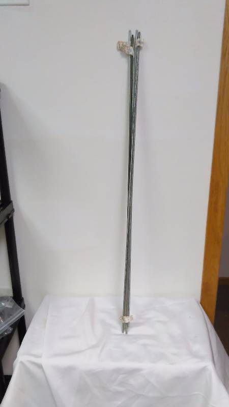 lot 336 image: Steel Threaded Rods, (6)  x 36