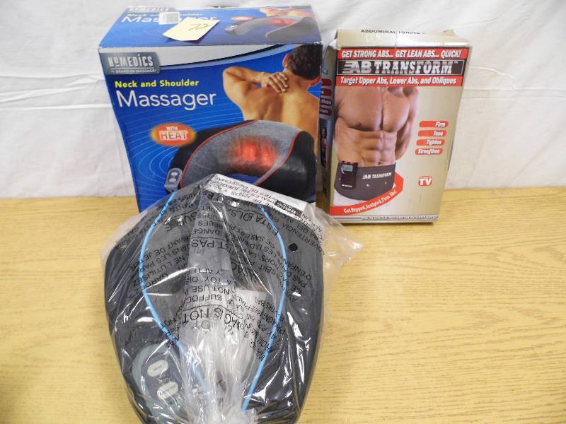 lot 72 image: Neck Massager - Ab Transformer