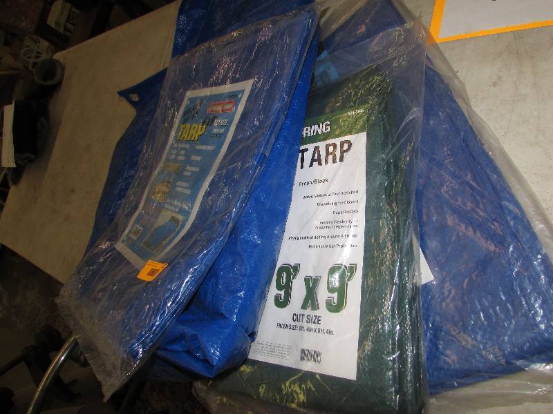 Tarps and sump hose