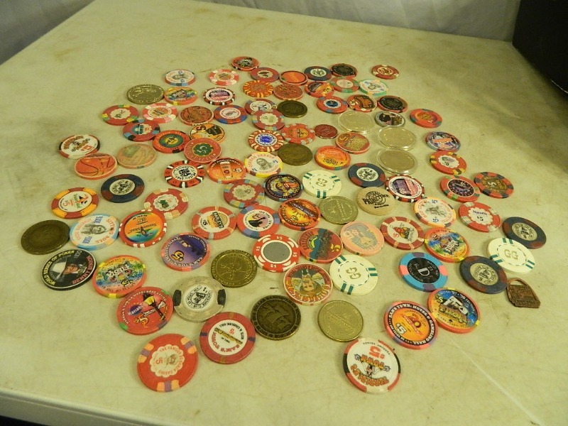 lot 35 image: Chips and Tokens