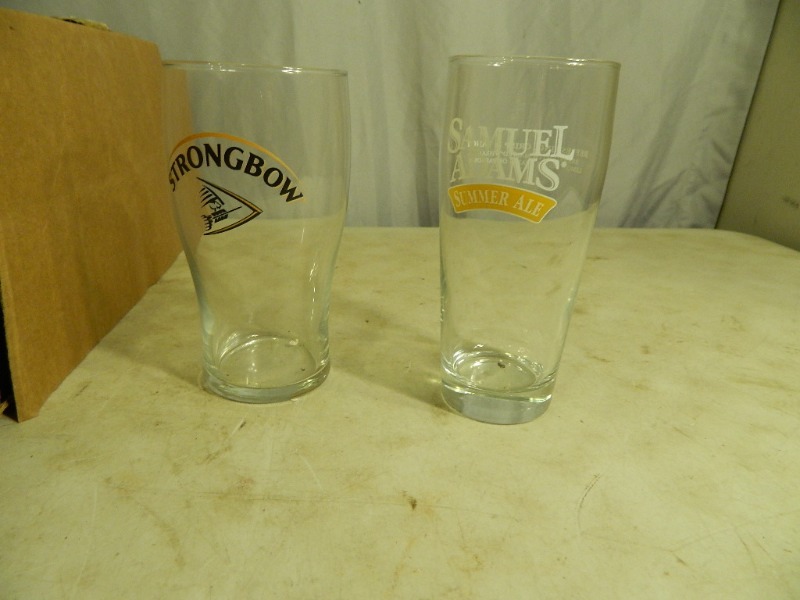 lot 46 image: Beer Advertising Glasses