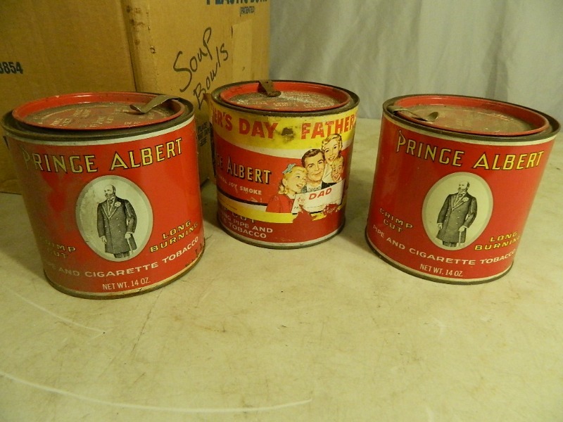 lot 47 image: Vintage Price Albert Tobacco Tins