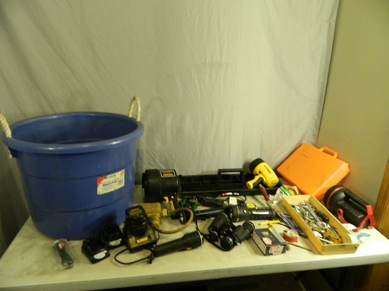 lot 70 image: Flashlights, Binoculars, and More