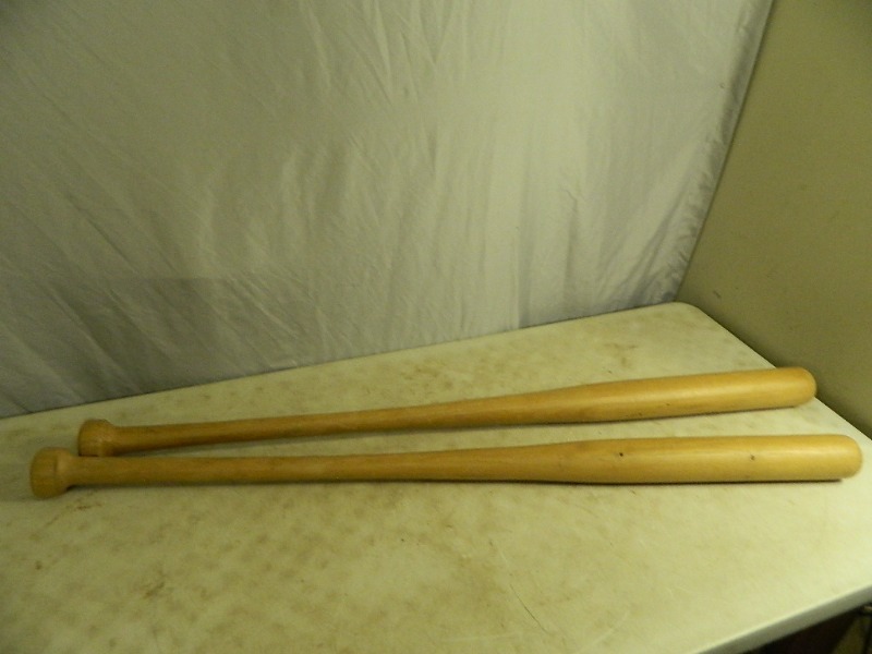 lot 74 image: 2 LARGE Baseball Bat Canes