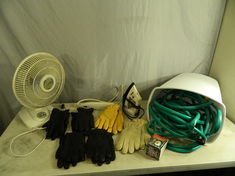 lot 89 image: Hose, Gloves, and More