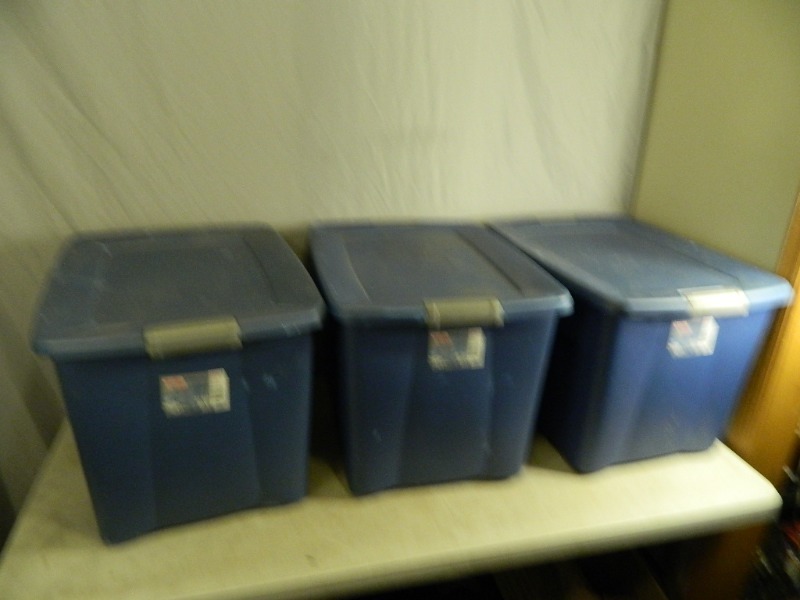 lot 97 image: 3 Totes with Lids