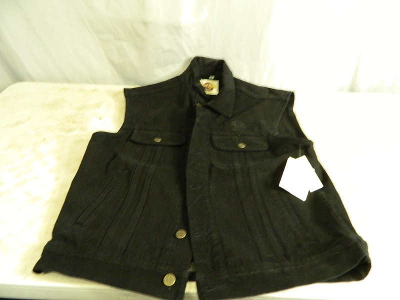 lot 122 image: New Hard Rock Las Vegas Denim Vest