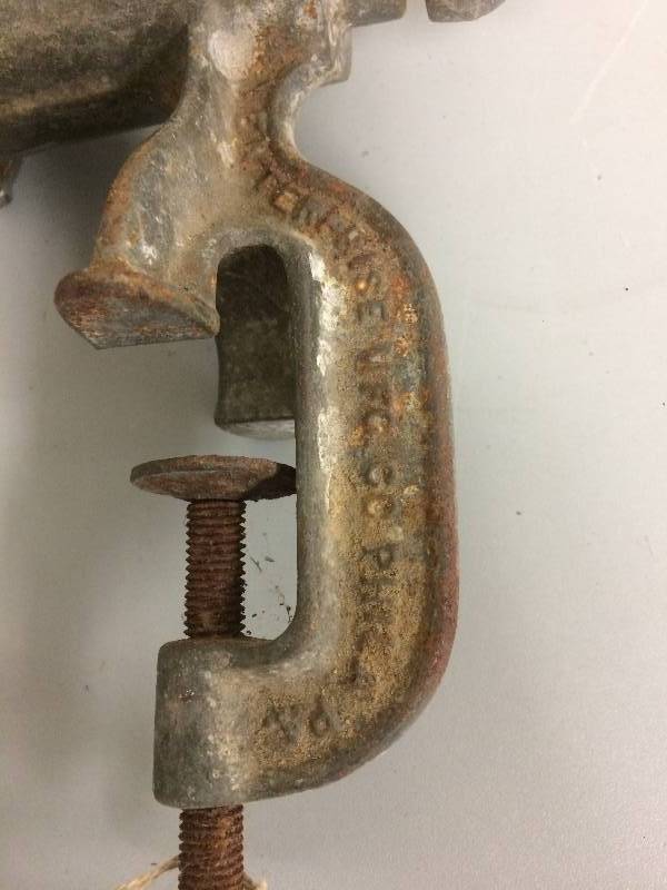lot 50 image: Antique Meat Grinder