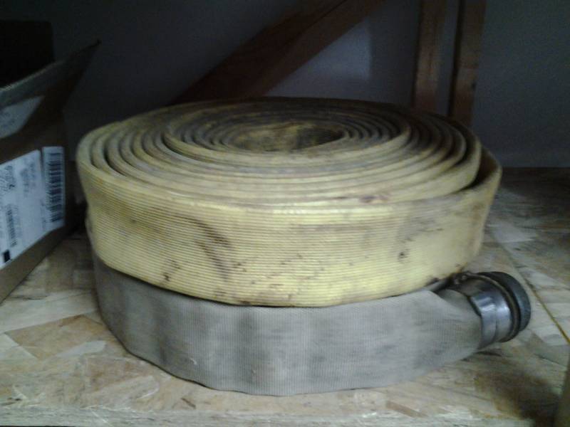 lot 15 image: 2-2 Inch Waste Pump Hoses. One Needs End