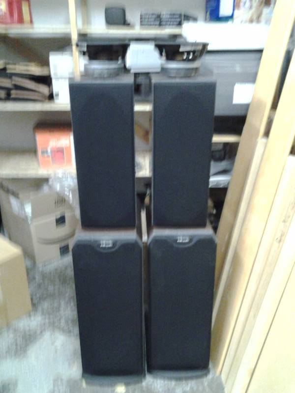 lot 20 image: Polk Audio Set Of 4 Speakers & 2 Others