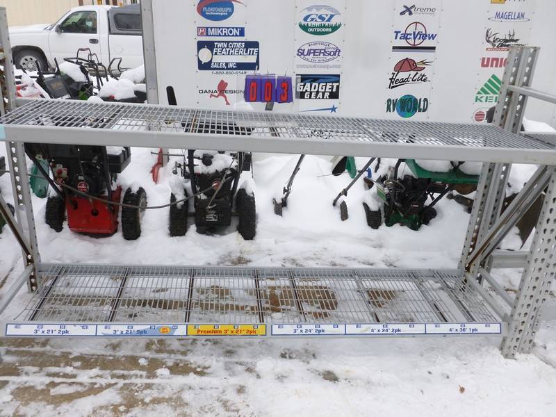 SnS # 244 Pallet racking & misc tools.