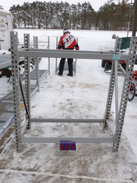 SnS # 244 Pallet racking & misc tools.