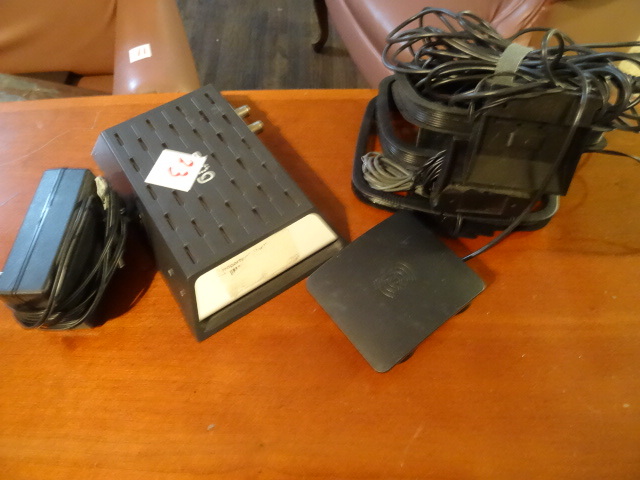lot 23 image: Sling media. SB220-100. XM radio antenna. 3 radio antennas