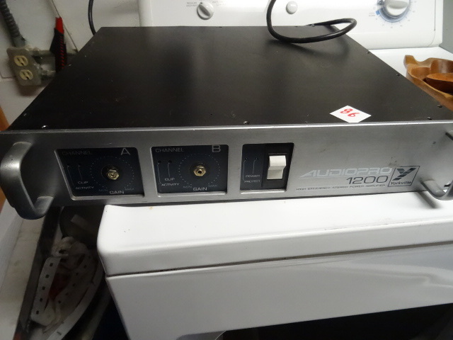 lot 86 image: Audio pro 1200 high efficiency stereo power amplifier