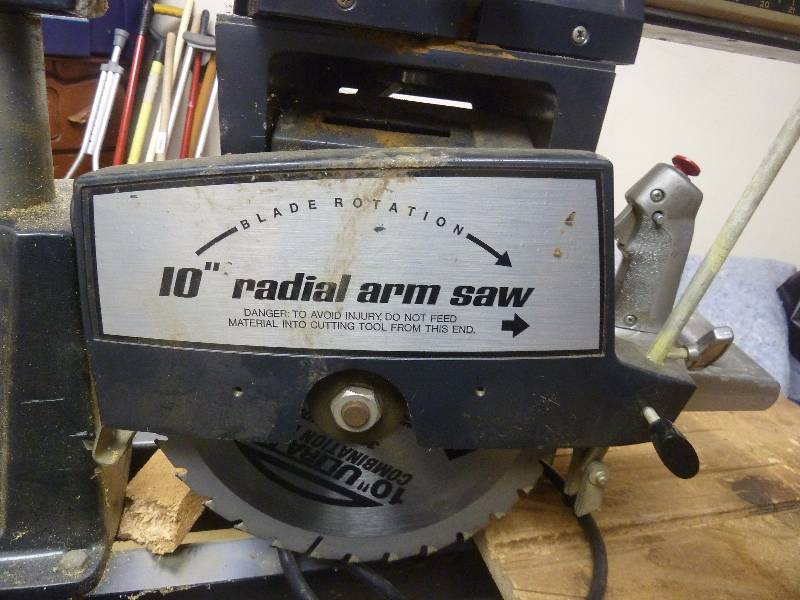 Montgomery Wards Radial Arm Saw On Stand | Commercial Janitorial ...