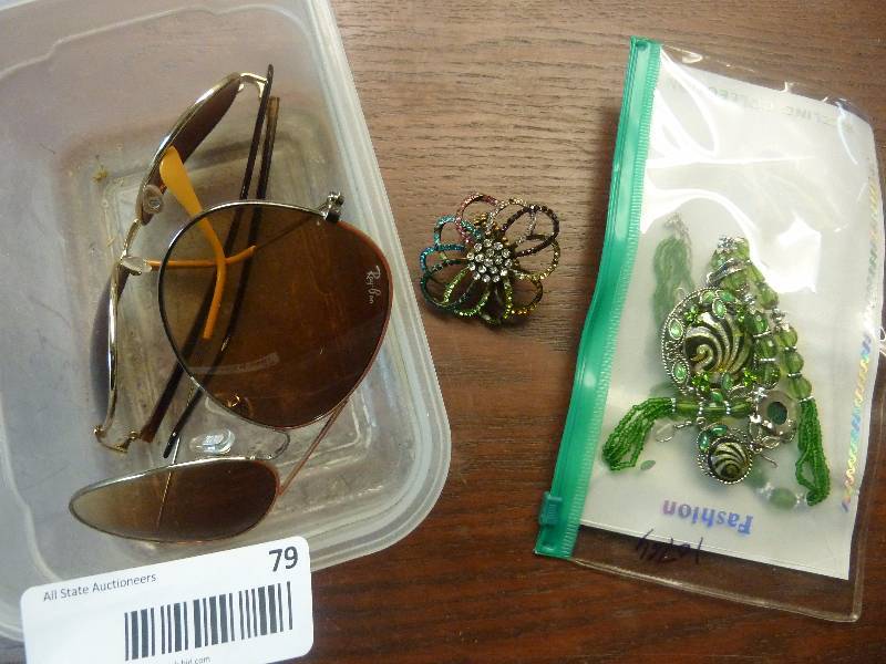 lot 79 image: Sunglasses and Costume Jewelry