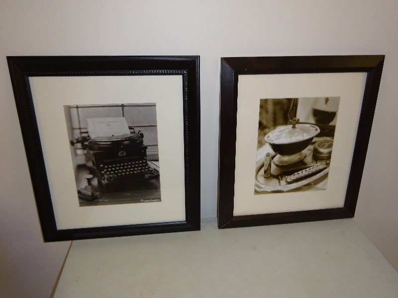 Black Frame old time Typewriter 15 x 17