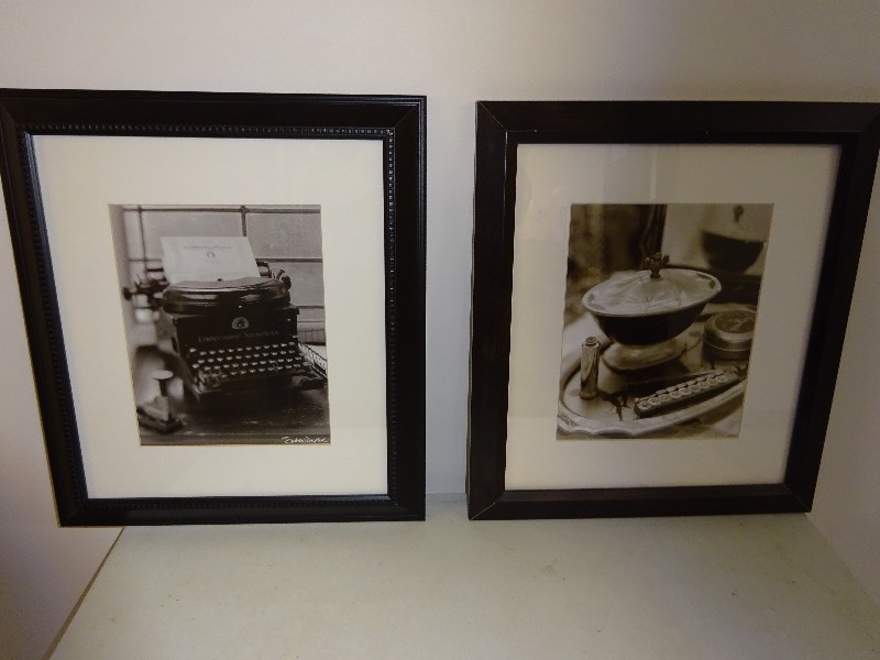 Black Frame old time Typewriter 15 x 17