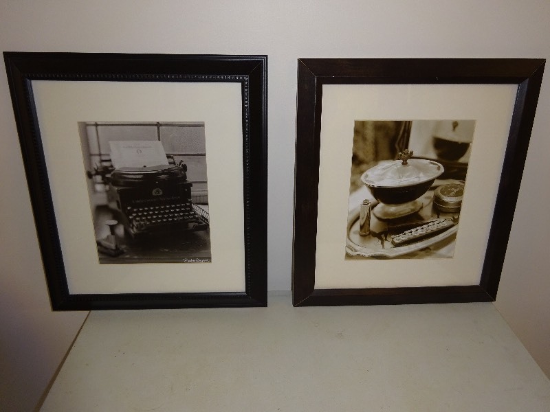 Black Frame old time Typewriter 15 x 17