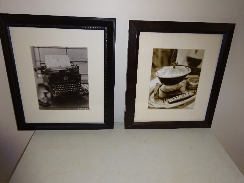Black Frame old time Typewriter 15 x 17