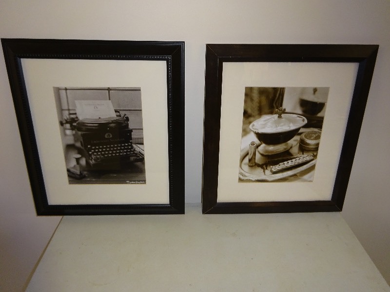 Black Frame old time Typewriter 15 x 17