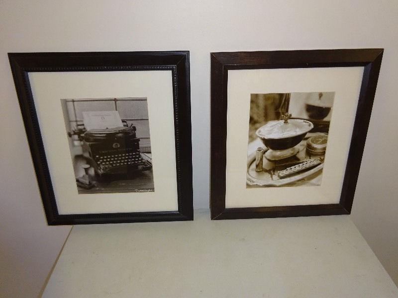 Black Frame old time Typewriter 15 x 17
