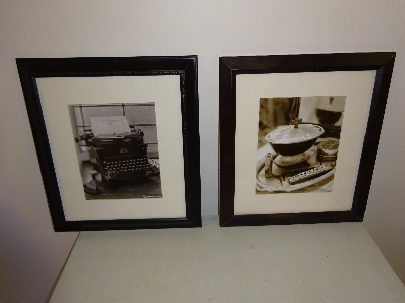 Black Frame old time Typewriter 15 x 17