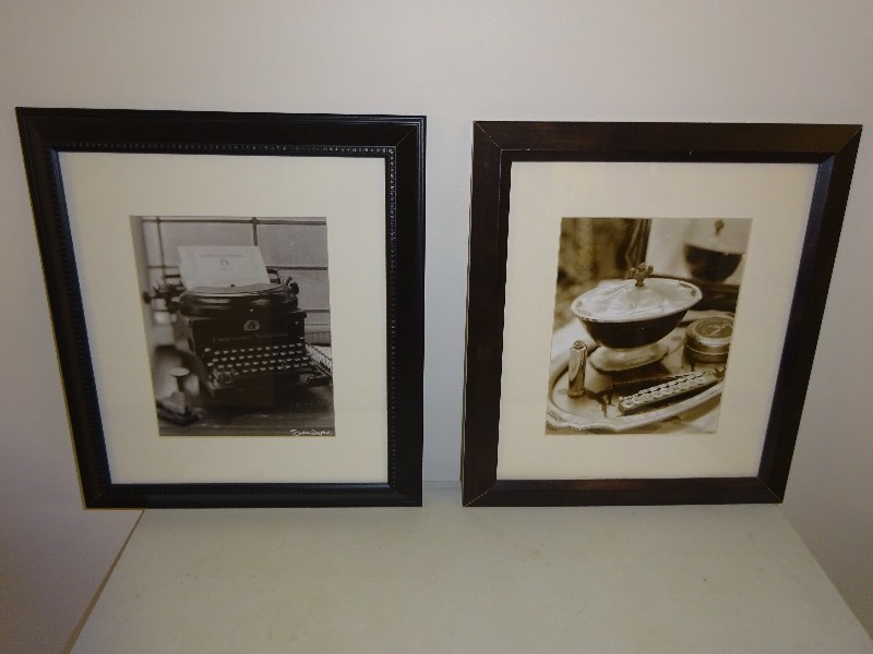 Black Frame old time Typewriter 15 x 17