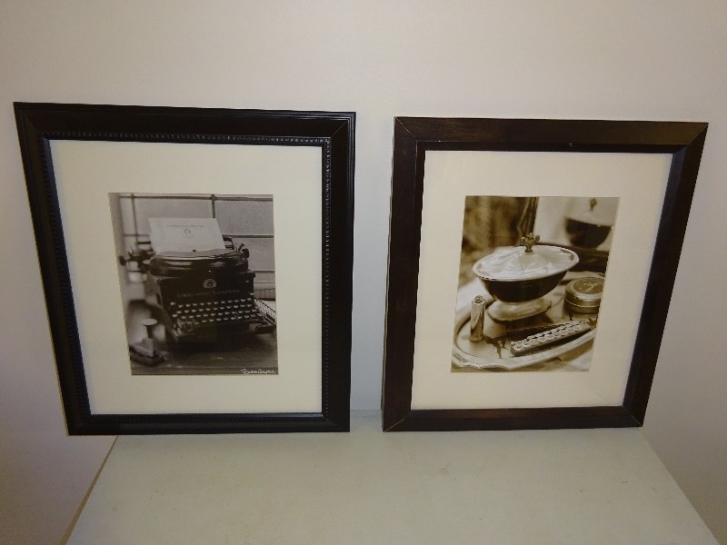Black Frame old time Typewriter 15 x 17