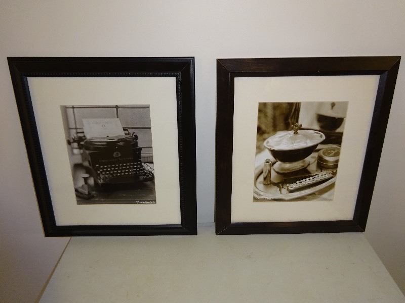 Black Frame old time Typewriter 15 x 17