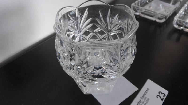 Crystal vasetea light holder