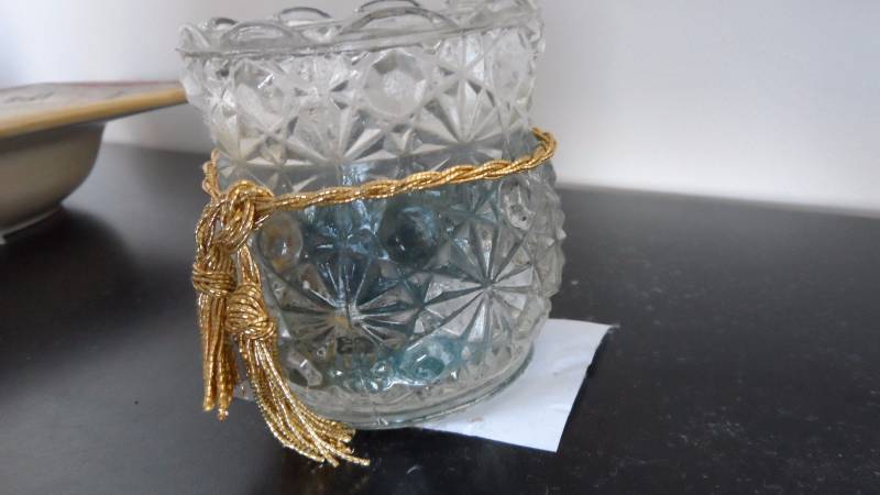 Crystal Glass Candle Holder