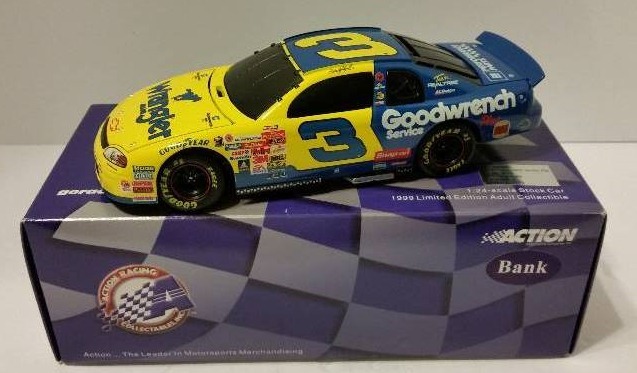 lot 57 image: Action Racing Collectables 124th Scale 1999 Chevrolet Wrangler Monte Carlo #3 Dale Earnhardt Car