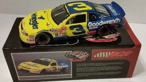lot 66 image: 132nd Scale Action Racing Collectables 1999 Wrangler Chevrolet Monte Carlo #3 Dale Earnhardt Car