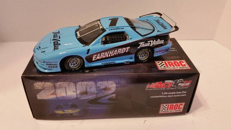 lot 73 image: 2002 Action Racing Collectables 124th Scale Iroc Dale Earnhardt #1 True Value 1999 Firebird Extreme