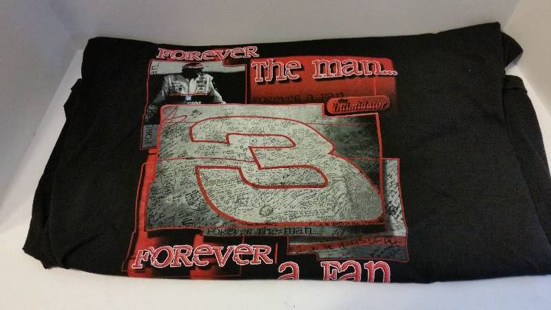 lot 78 image: Never Worn Dale Earnhardt T-Shirt 2XL - Remember the Man -Always a Fan See Pictures