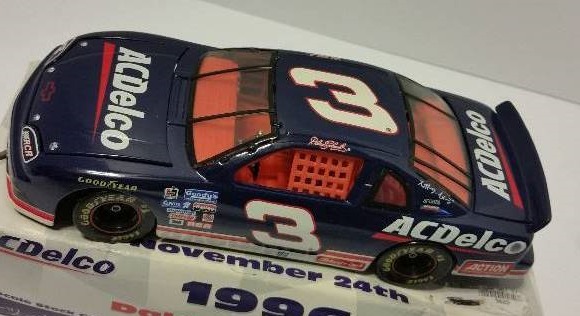 lot 96 image: 1996 Sports Image 124th Scale AC Delco #3 Dale Earnhardt Die Cast Metal Collectors Car