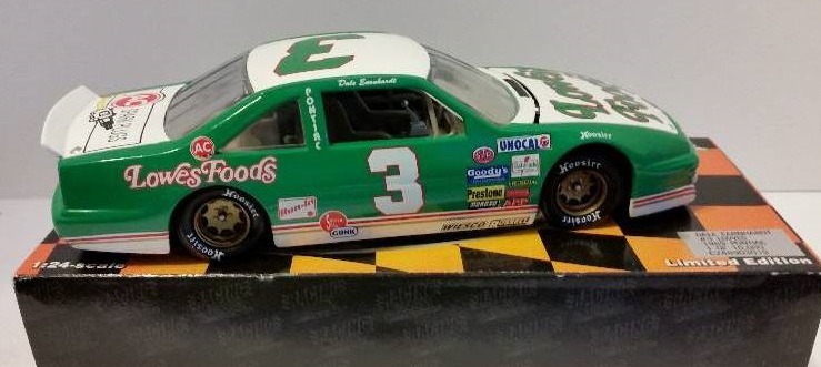 lot 107 image: Action Racing Collectables 124th Scale #3 Dale Earnhardt 1989 Lowes Pontiac