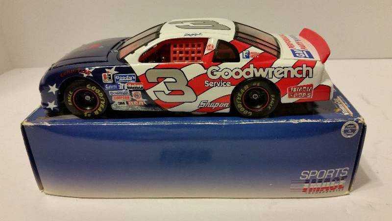 lot 125 image: Action Racing Collectables Sports Image 124th Scale #3 Dale Earnhardt Atlanta Olympic Games 1996 Chevrolet