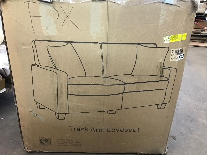 Lonnie Track Arm Love Seat