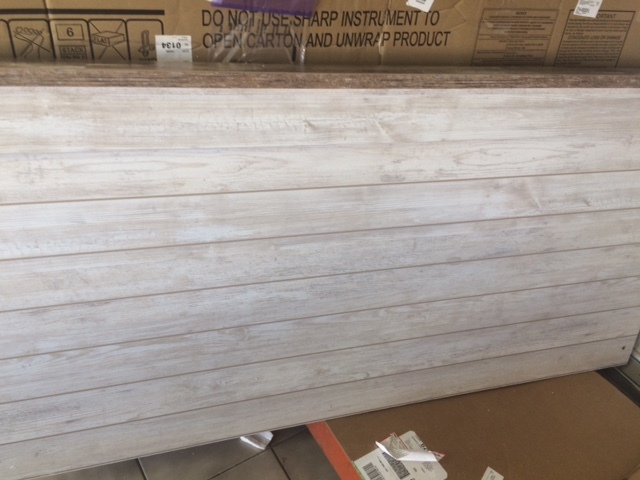 Ashley Antique White Wash Headboard