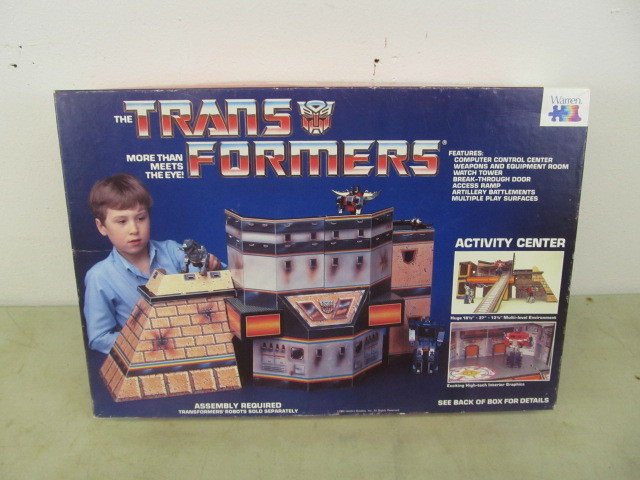 lot 3 image: Vintage Transformers Activity Center Play Set in Box