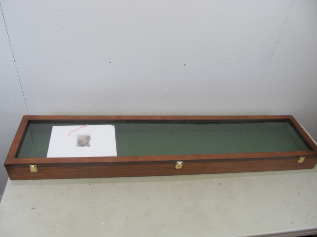 lot 23 image: Wood Gun Display Cabinet  #2 of 2